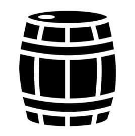 rain barrel icon